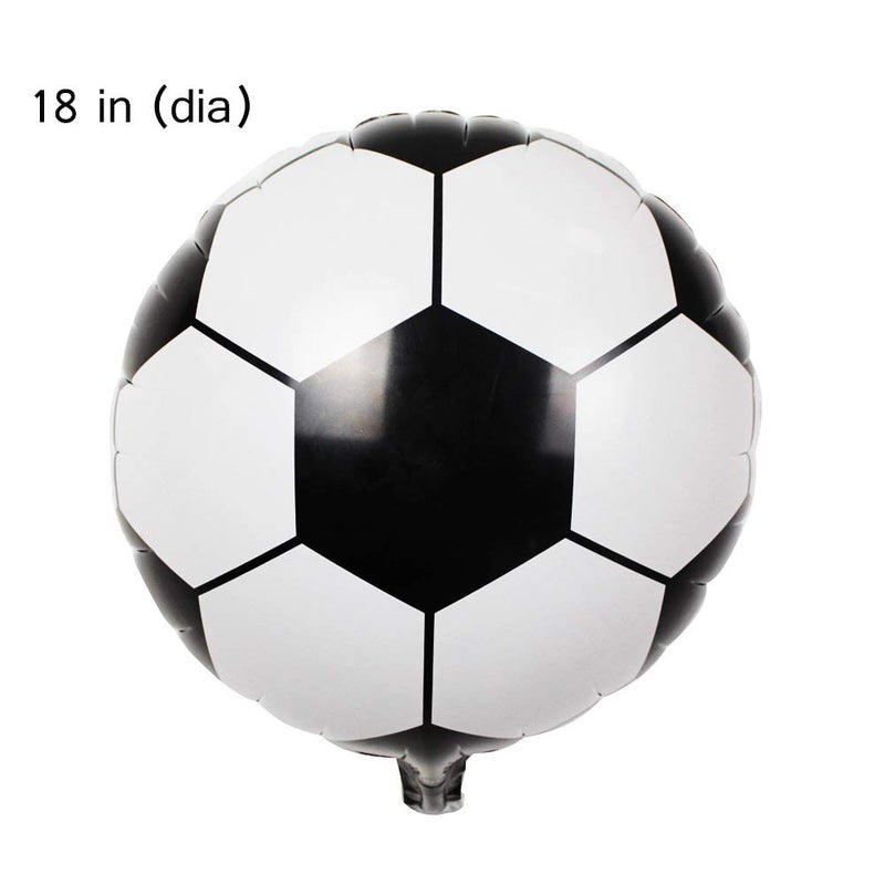 Oarkive 10pcs Soccer Balloons - 18 Inch Mylar Soccer Balloons for World Cup Party Decorations - Image 2